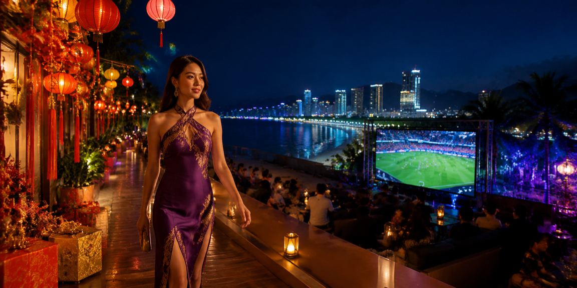 Xem bóng đá và cá cược tại chợ đêm Nha Trang